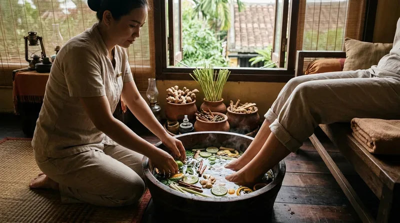 What is Traditional Herbal Foot Care in Hoi An?